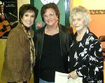 Jean Hughey and I congratulatig Jean Shepard on her birthday and Opry and wedding anniversaries